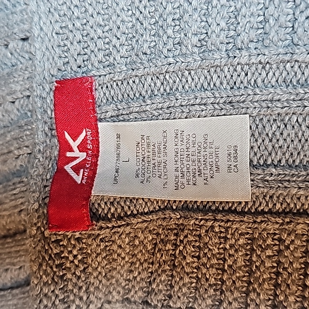 Gray knit button down sweater - Picture 13 of 13